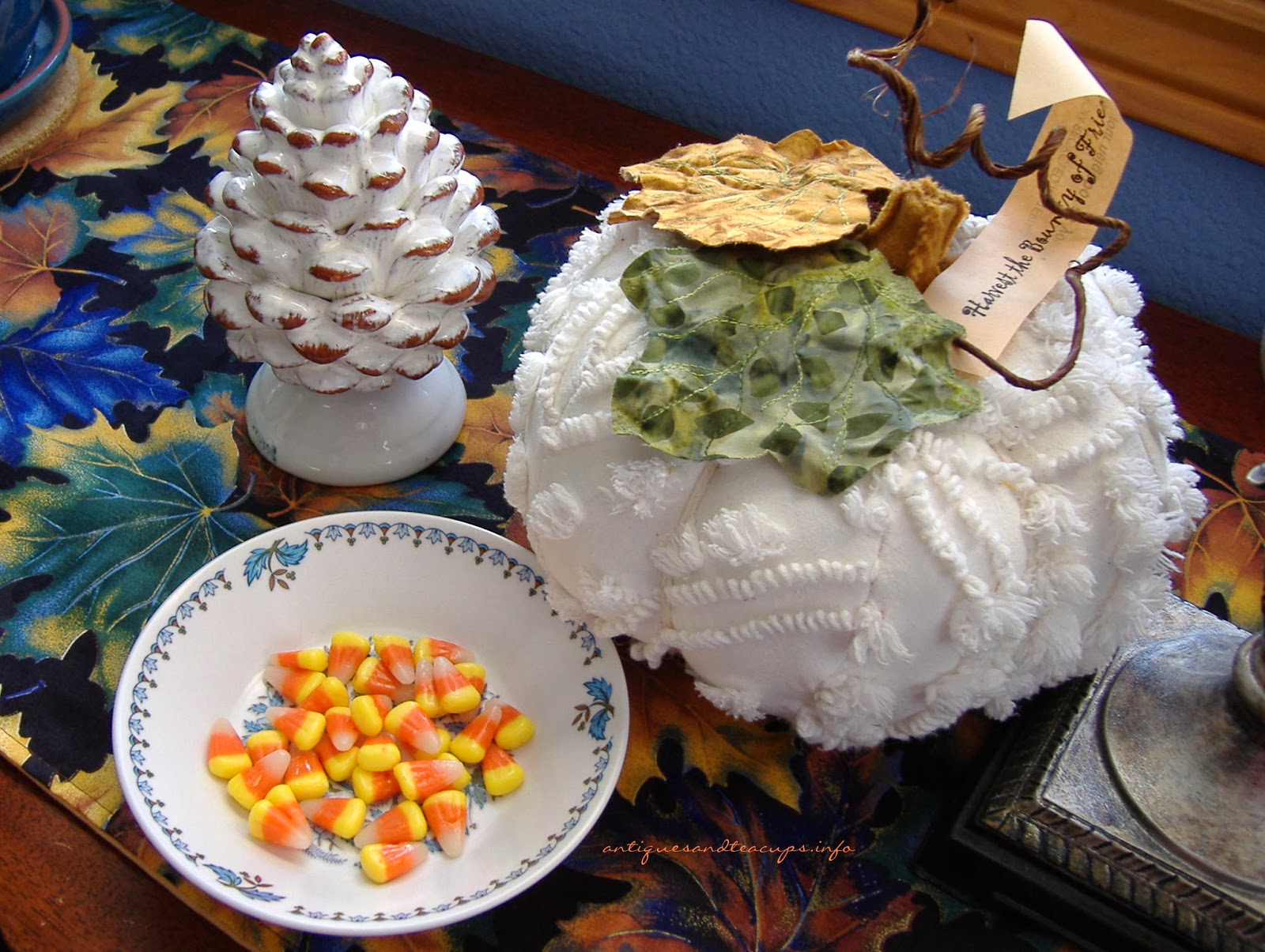 Antiques And Teacups Tuesday Cuppa Tea Halloween, Candy Corn Day