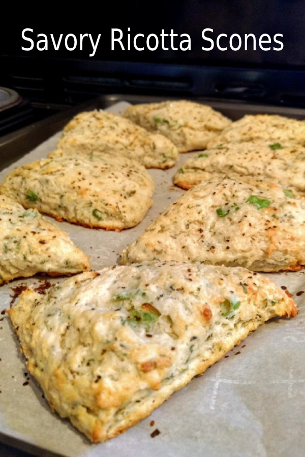 Savory Ricotta Scones happy cook