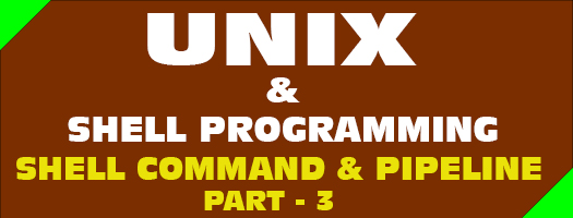 Concept of Pipeline & Unix Command Part 3 Online Free Education in