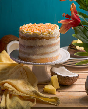 Piña Colada 'Misu' Cake Recipe
