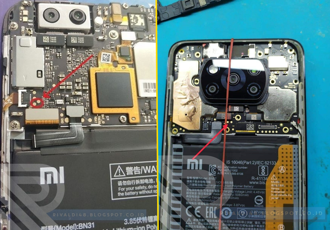 Cara Test Point Pada HP Xiaomi dan Pocophone Rivaldi 48