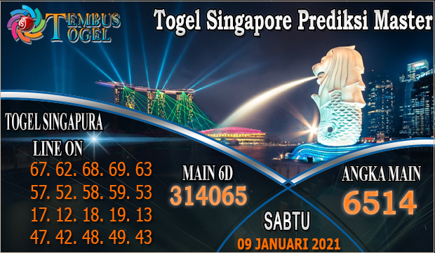 Togel Singapore Prediksi Master Sabtu 09 Januari 2021