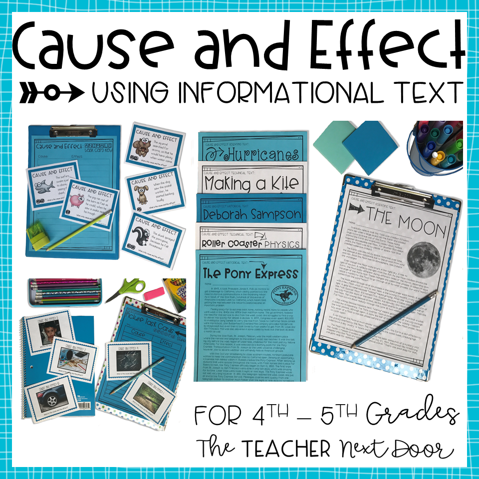 Cause and Effect Using Informational Text | Upper Elementary Snapshots