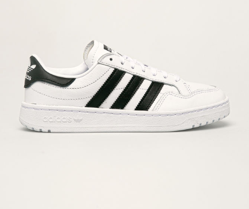 Adidasi femei albi originali adidas Originals - Pantofi Team Court Ftwwht