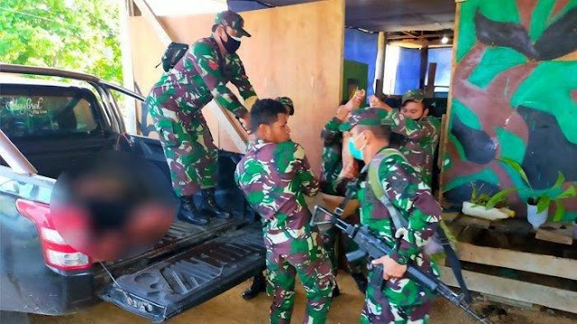 Kelompok Tidak Dikenal Serang Posramil Kisor Maybrat, 4 Prajurit TNI Gugur 1 Hilang.lelemuku.com.jpg
