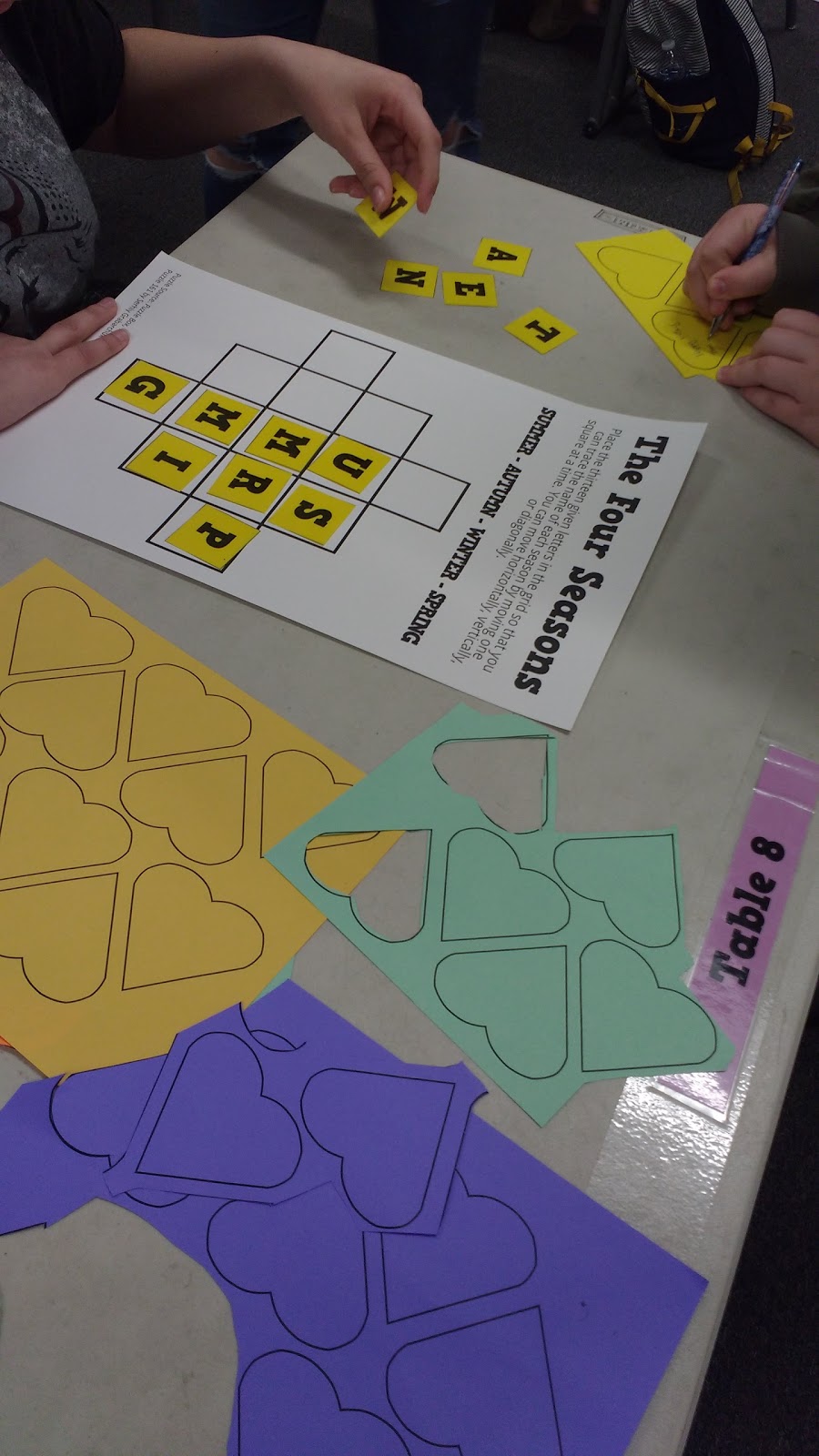 Math = Love The Four Seasons Puzzle from Puzzle Box, Volume 1