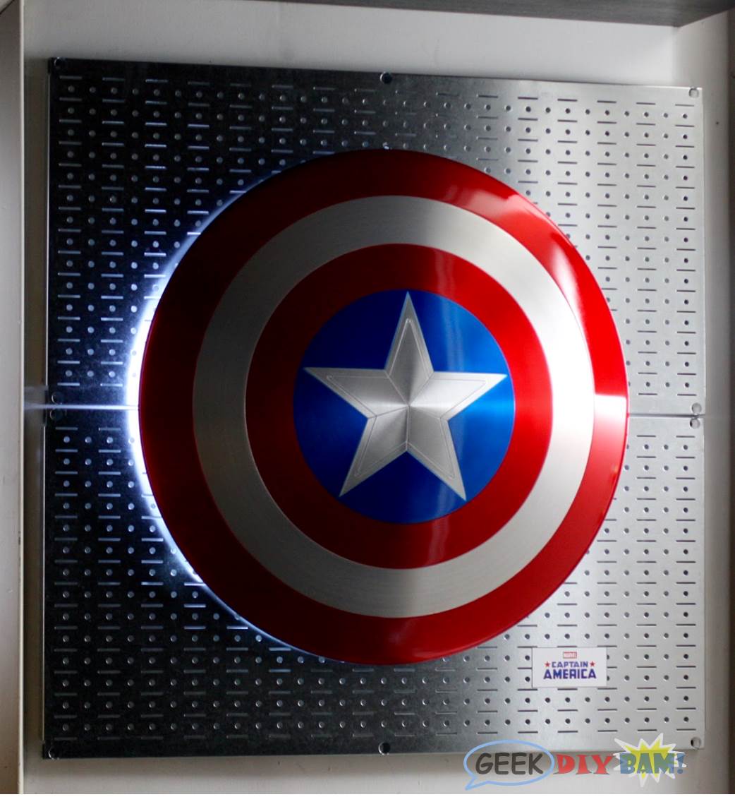 GEEK DIY BAM MARVEL CAPTAIN AMERICA 1 1 REPLICA SHIELD WALL DISPLAY GEEK DIY BAM MARVEL CAPTAIN AMERICA 1 1 REPLICA SHIELD WALL DISPLAY