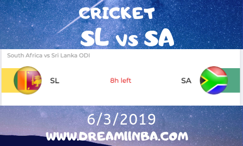 SL vs SA Dream11Cricket 6 March 2019 2nd ODI Match Preview News Team