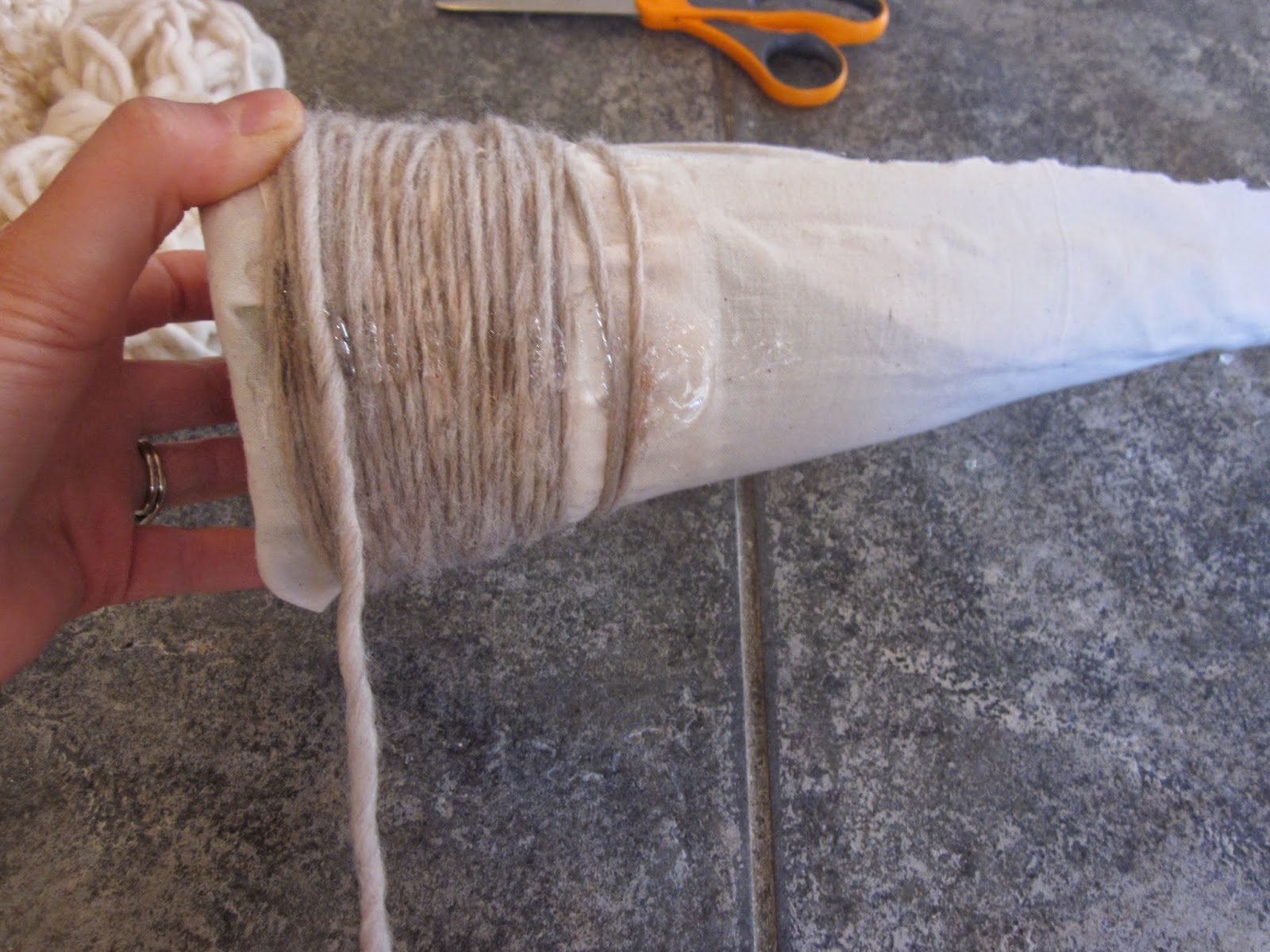 Queen B Creates: Yarn Trees
