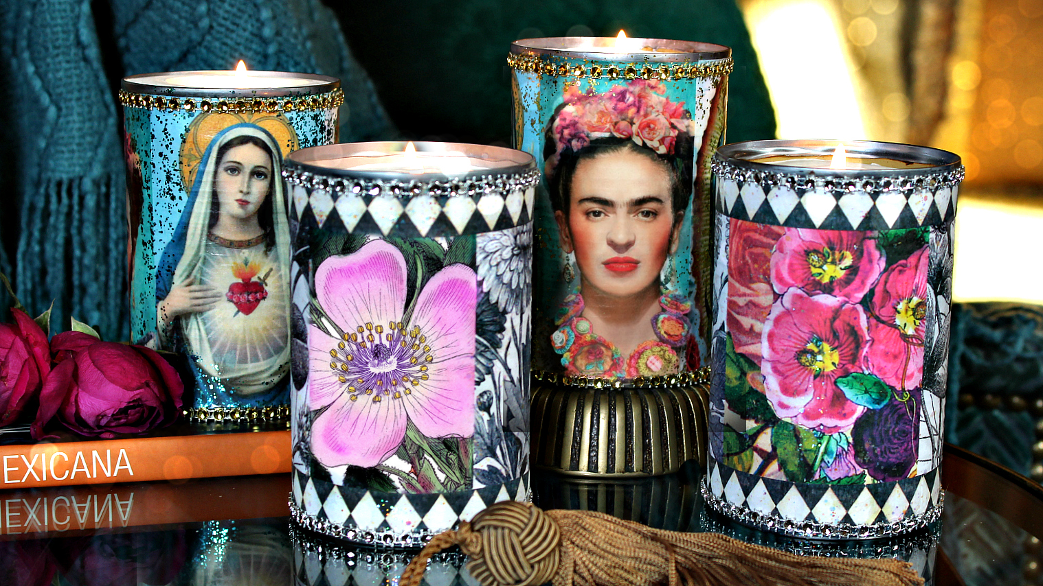 Mark Montano Tin Can Candles