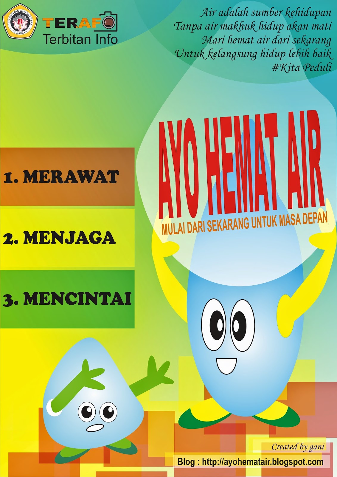 10 Gambar Poster Hemat  Energi  Air
