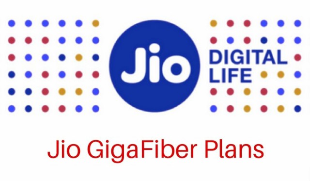 Reliance Jio Giga Fiber Broadband Service Plans 