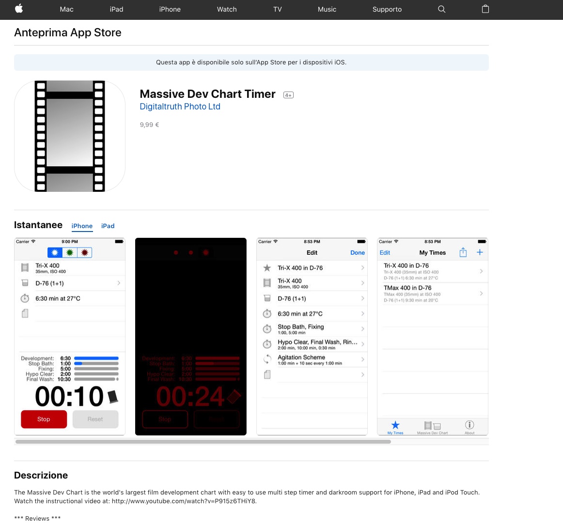 Photoframe1968 massive dev chart timer