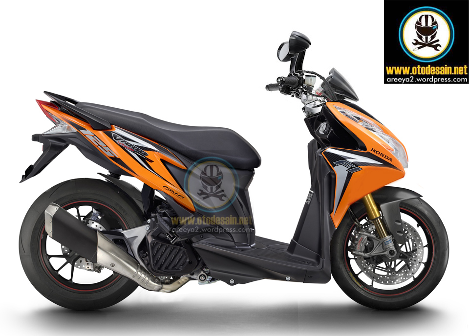Honda click/vario 125i modified fatty wheels/ wide rims | Motorcycle ...