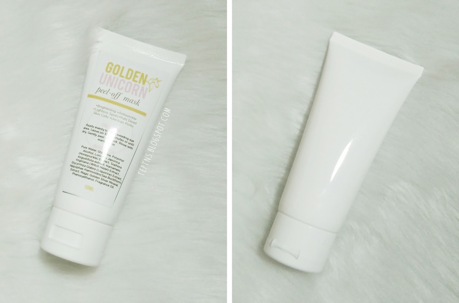 Skin Genie Golden Unicorn Peel Off Mask Review Tep Tries New Stuff