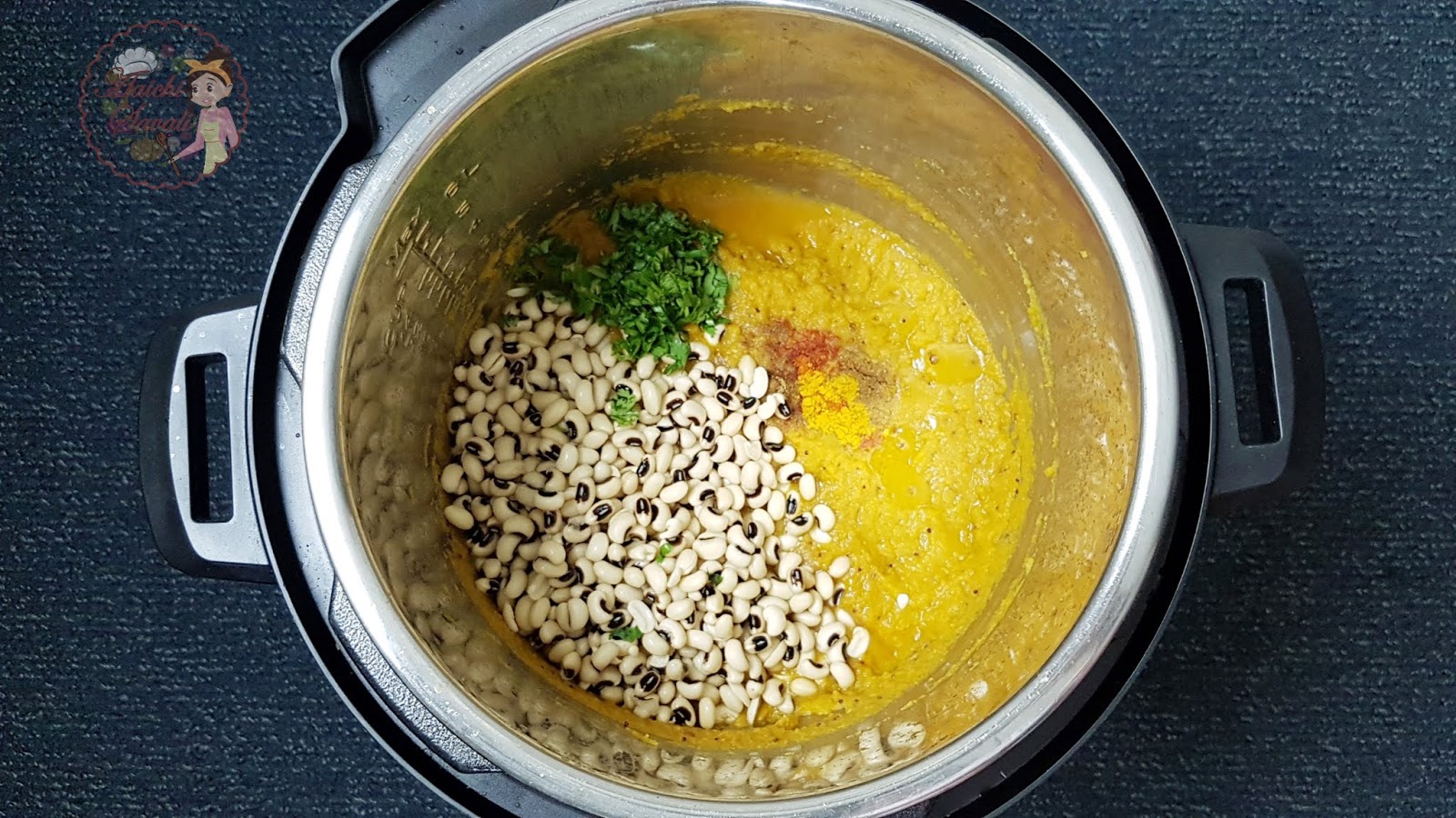 Homestyle Black Eyed Peas Curry in Instant Pot Chavlichi Aamti