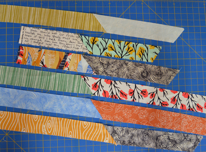 Inspired by Fabric Summer of Sewing Sew Many Strips Quilt Back