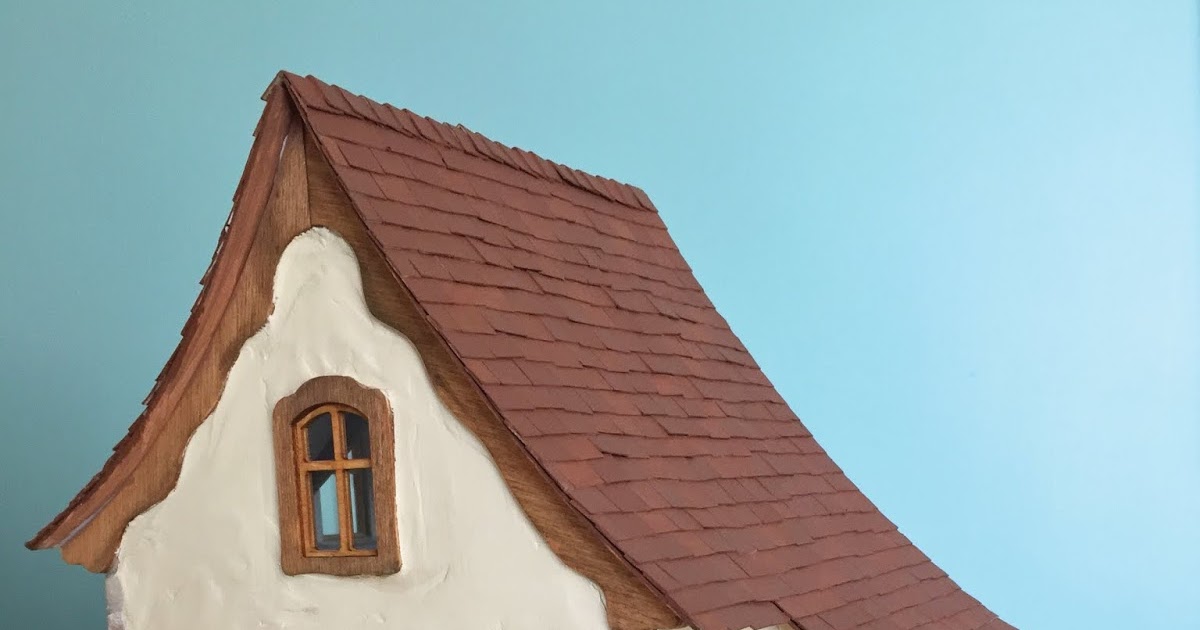 Dollhouse roofing Nature's Soul Miniatures