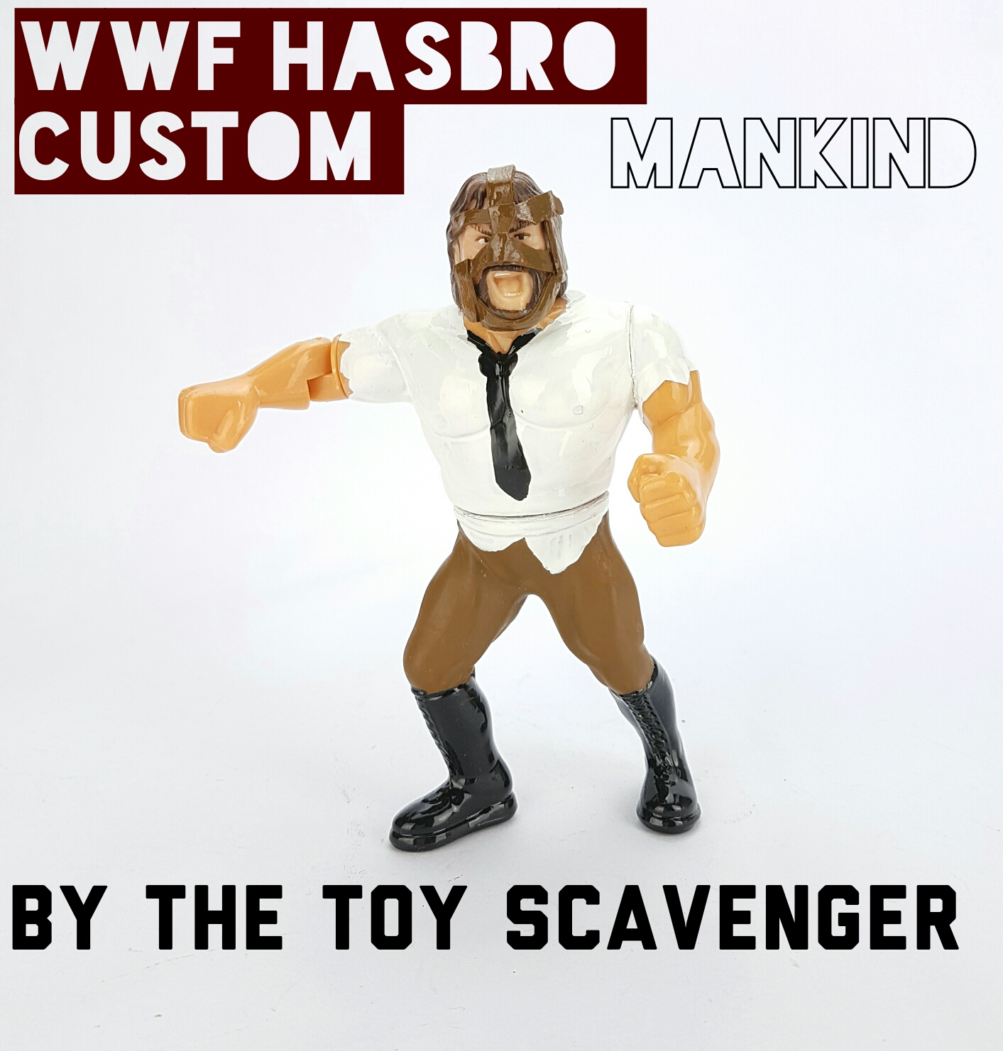 WWF Hasbro Custom Action Figure ☆ Mankind Vintage Action Figures