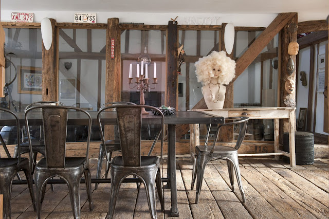 Lorraine Kerr’s renovated old barn in England