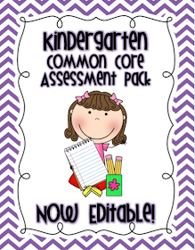 Common Core Assessment - Editable!