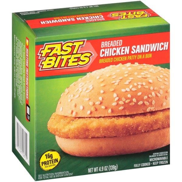 REREVIEW Fast Bites Breaded Chicken Sandwich (Dollar Tree) The