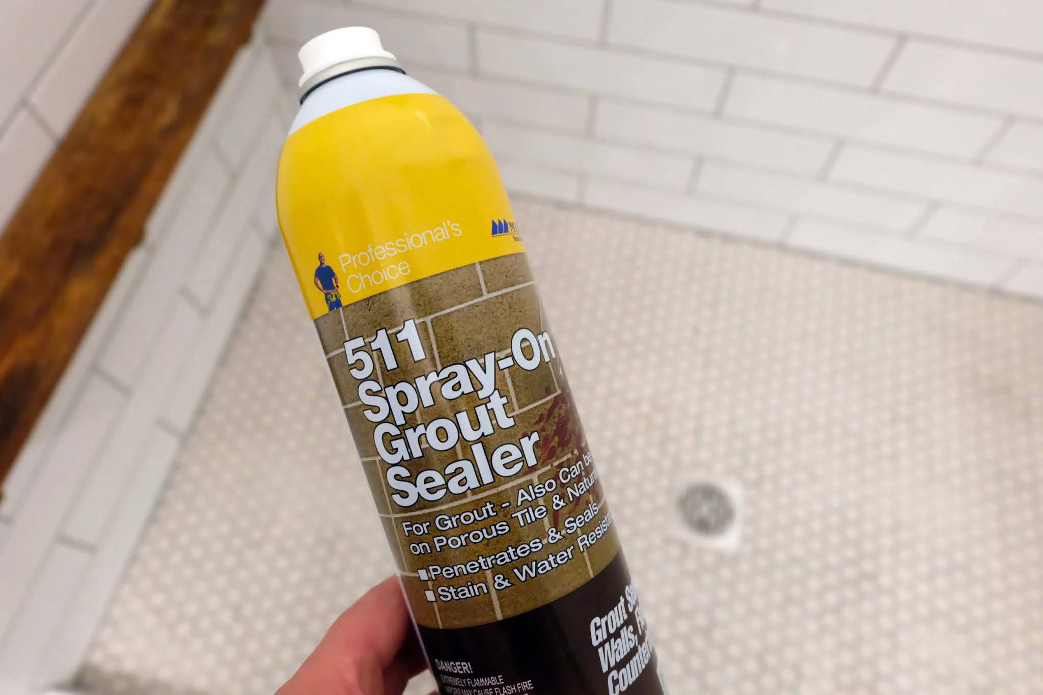can of grout and tile sealer