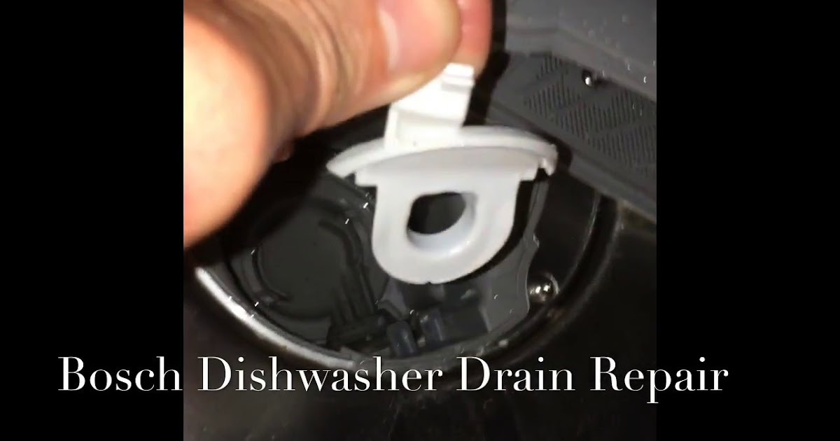 Bosch Dishwasher Silence Plus 44 Dba Not Draining