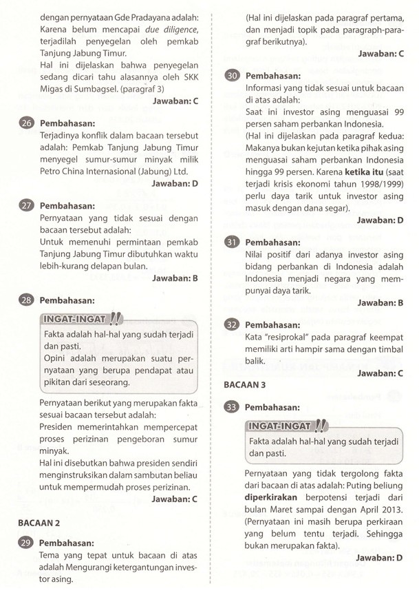 Bagi kamu yang lolos passing grade Bahasa Indonesia dan lolos perangkingan di bawah ini ada contoh Soal SKB Bahasa Indonesia CPNS 2018