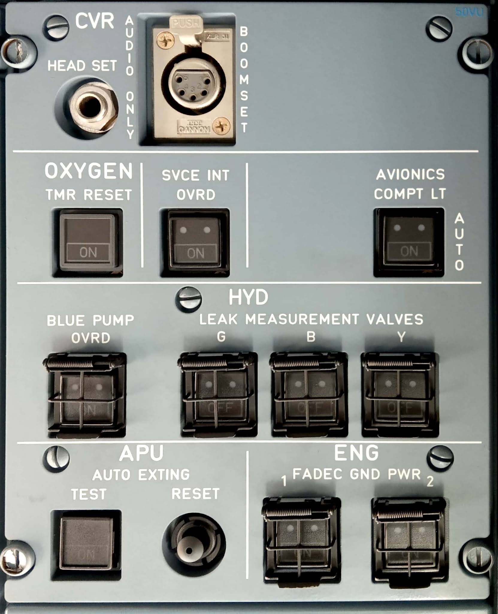 What is vu panel in airbus? vu panel