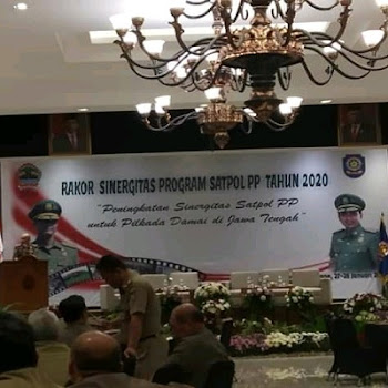 Rakor Satpol PP Jawa Tengah Sinergitas Program Tahun 2020