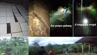 Dua Rumah di Bruno Alami Roboh, Belasan Rumah Rusak Akibat Tanah Bergerak