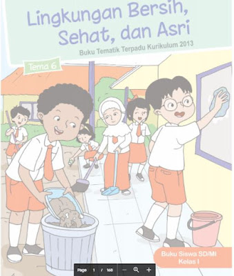 Buku Tematik Kelas 1 Semester 2 Revisi 2018