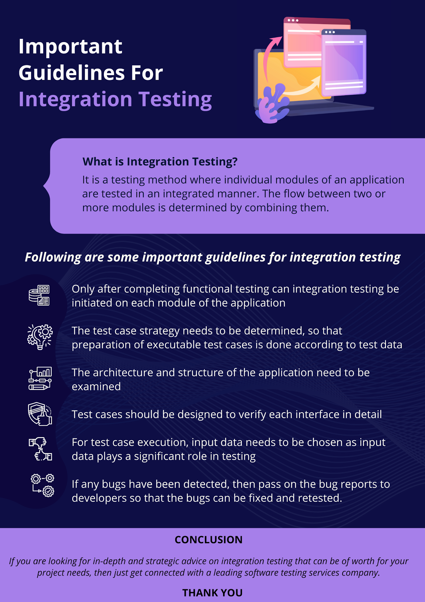 Important Guidelines For Integration Testing