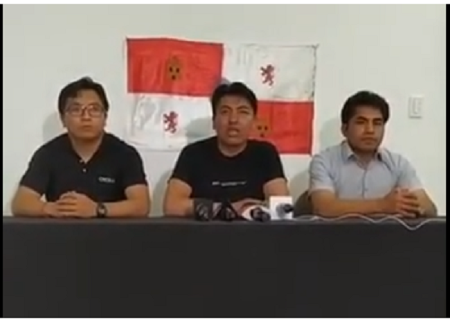 Pumari se encuentra en Santa Cruz organizando la siguiente fase de la acción cívica contra el Gobierno / YOUTUBE