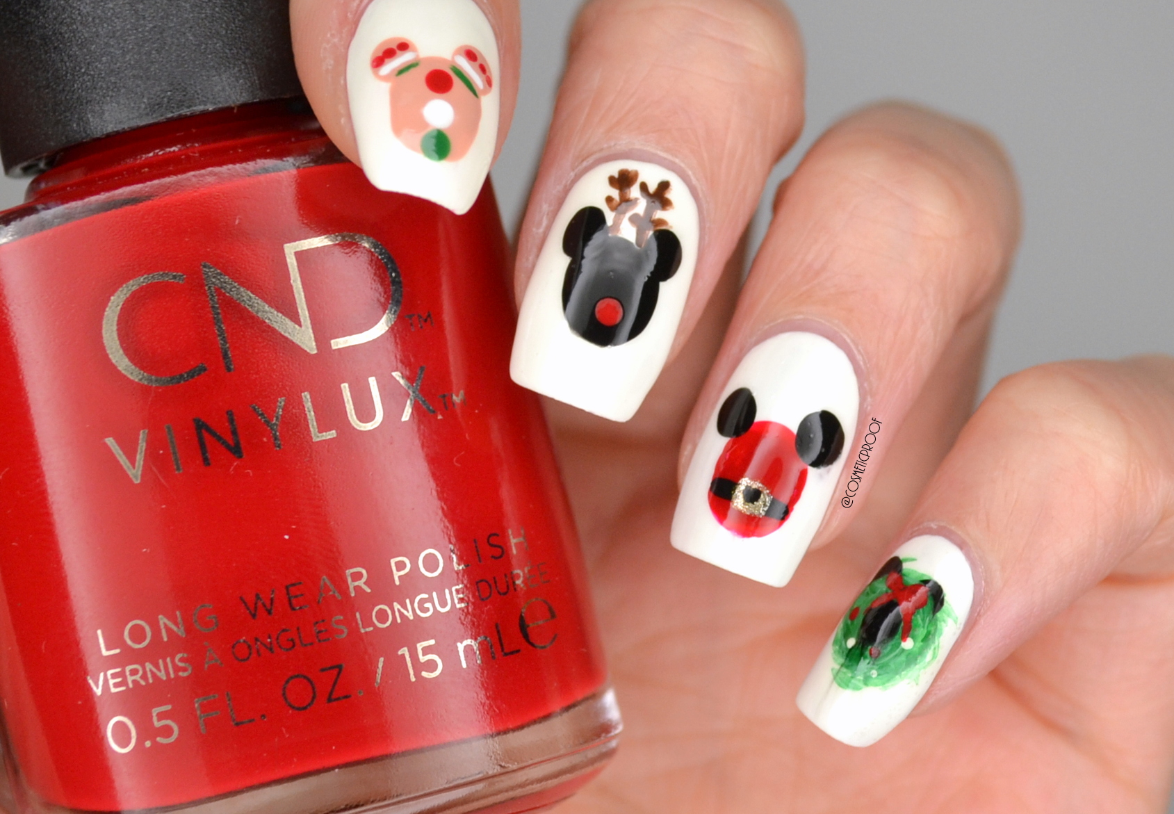 NAILS, Have Yourself a Little Disney Christmas #CBBxManiMonday, Cosmetic  Proof