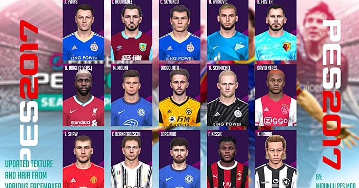 Players Hair Update Vol 1 Pes 2017 Pes Patches