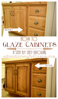 How to Glaze Cabinets - A Step by Step Tutorial