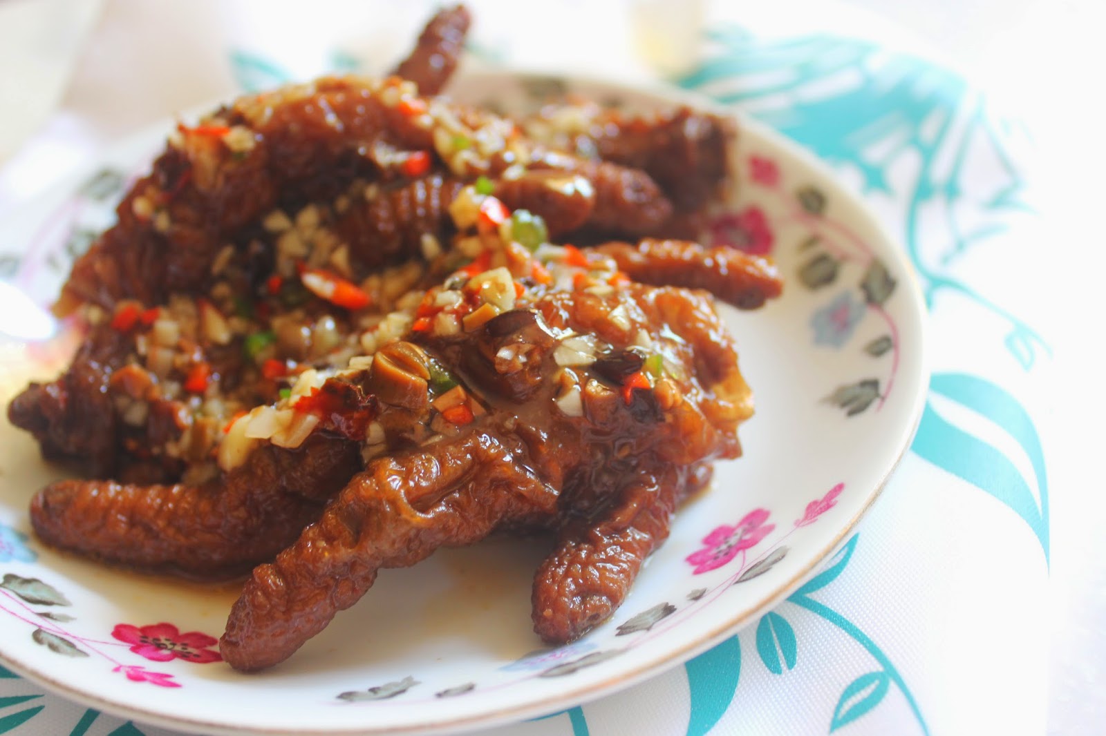 The Morning After BRAISED CHICKEN FEET WITH BLACK BEAN SAUCE