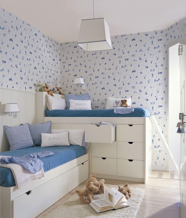 Amueblar una habitación infantil compartida