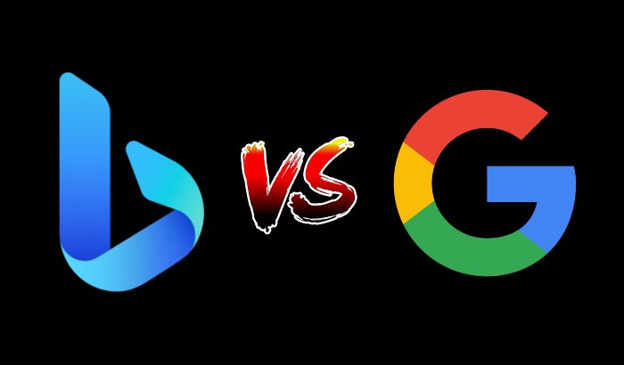 Bing versus Google