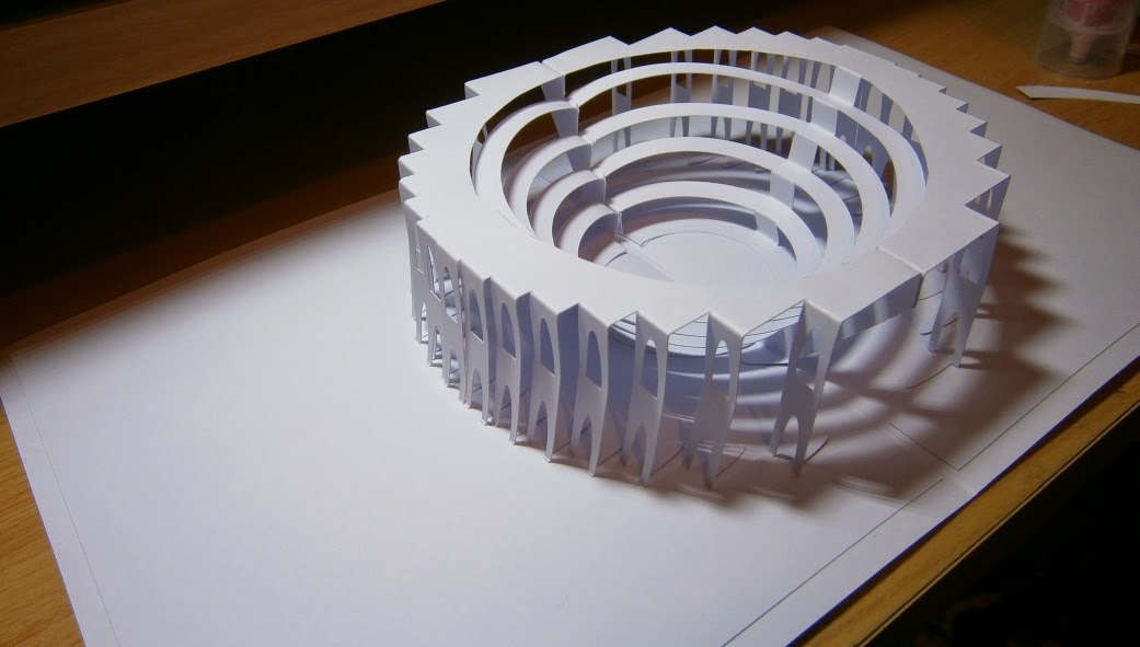 Pop Up Colosseum Template Printable