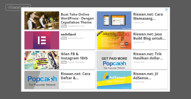 Cara Memasang Iklan Matched Konten Terbaru (Modifikasi dan Optimasi) Cara Memasang Iklan Matched Konten Terbaru (Modifikasi dan Optimasi)