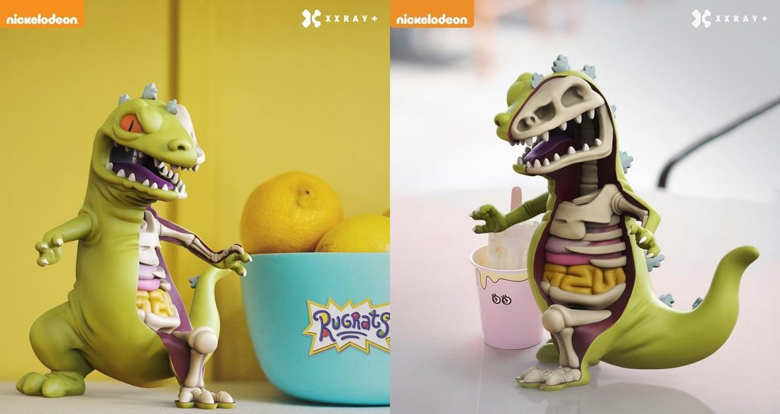 The Blot Says: SDCC 2018 Exclusive Rugrats Reptar XXRAY 8â Vinyl Figure by Jason Freeny x