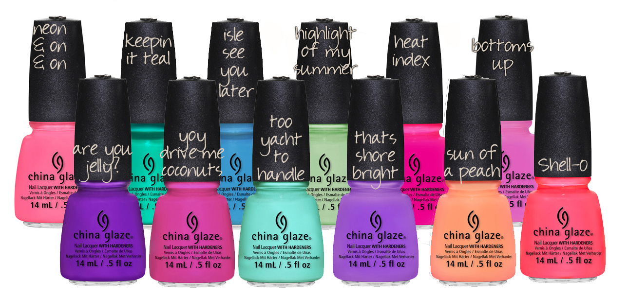 China Glaze Sunsational collection announced! - Confessions of a ...