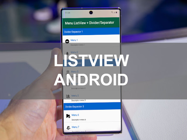 ListView Android Studio