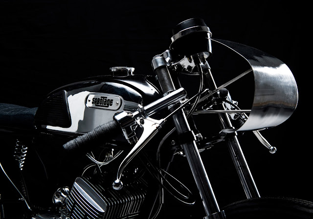 Yamaha RD125 By Sabotage Motorcycle Hell Kustom