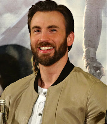 On the list of the most handsome men in the world is Chris Evans.