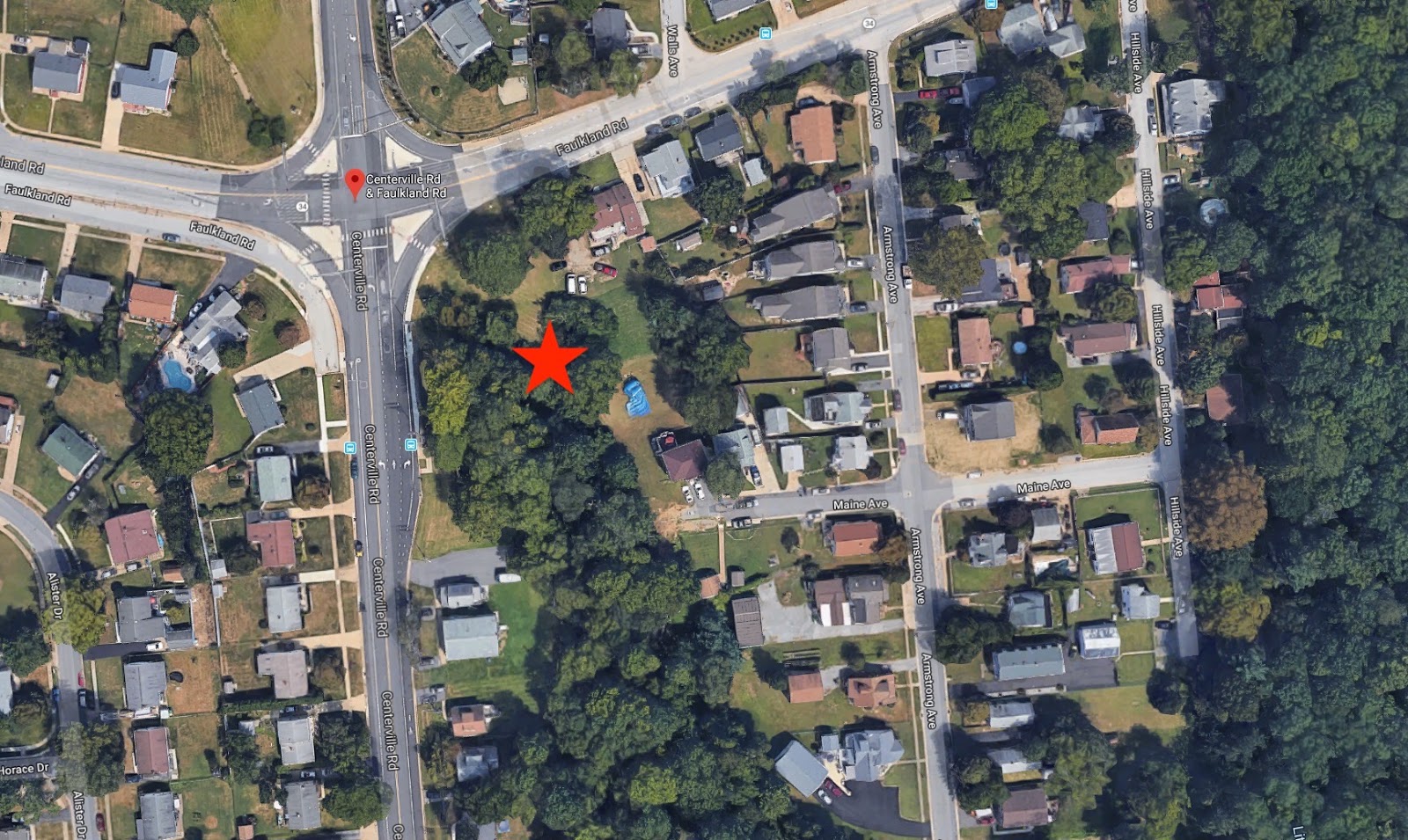 Brookland Terrace Civic Club Trees Down Centerville & Faulkland Road