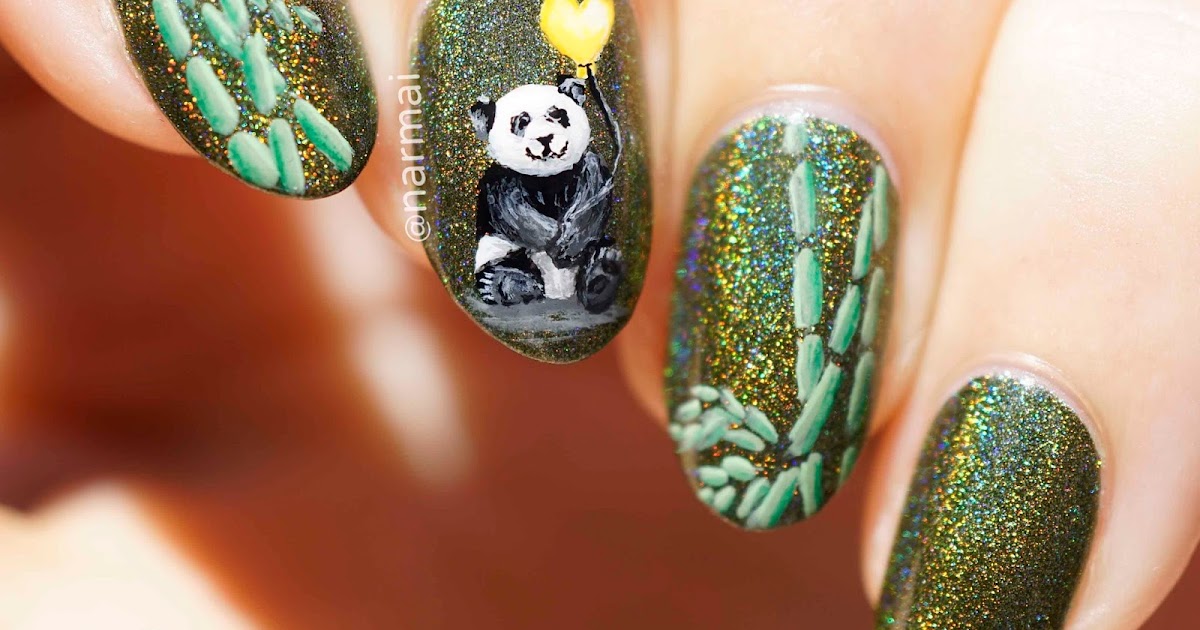 Panda Nail Art Stickers, Cartoon Bear Nail Self-Adhesive Sticker Design,  Holographic Cute Bear Flowers Leaf Nail Art Decals Supplies for Women Girls  Manicure Animal Decoration Resin Pet Transfer Decal : Amazon.in: Beauty